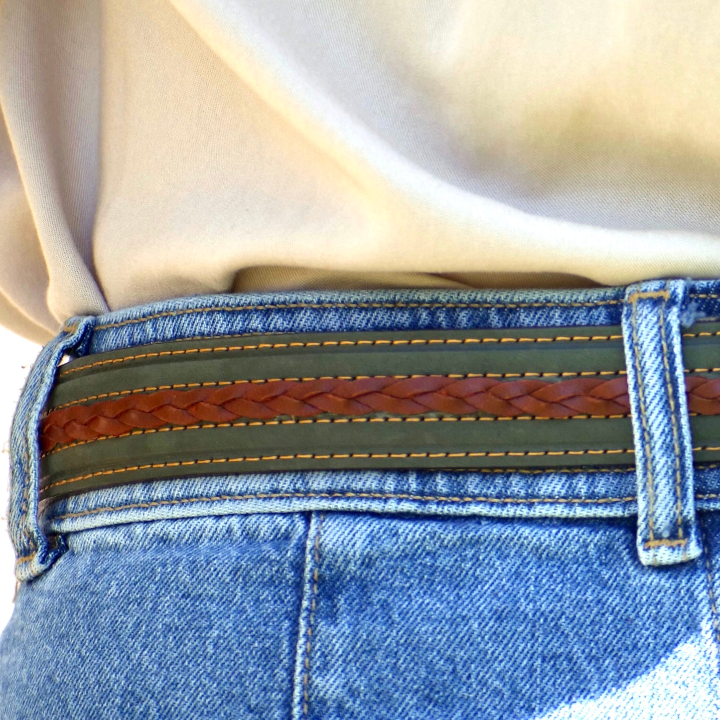 Saddle Braid Belt