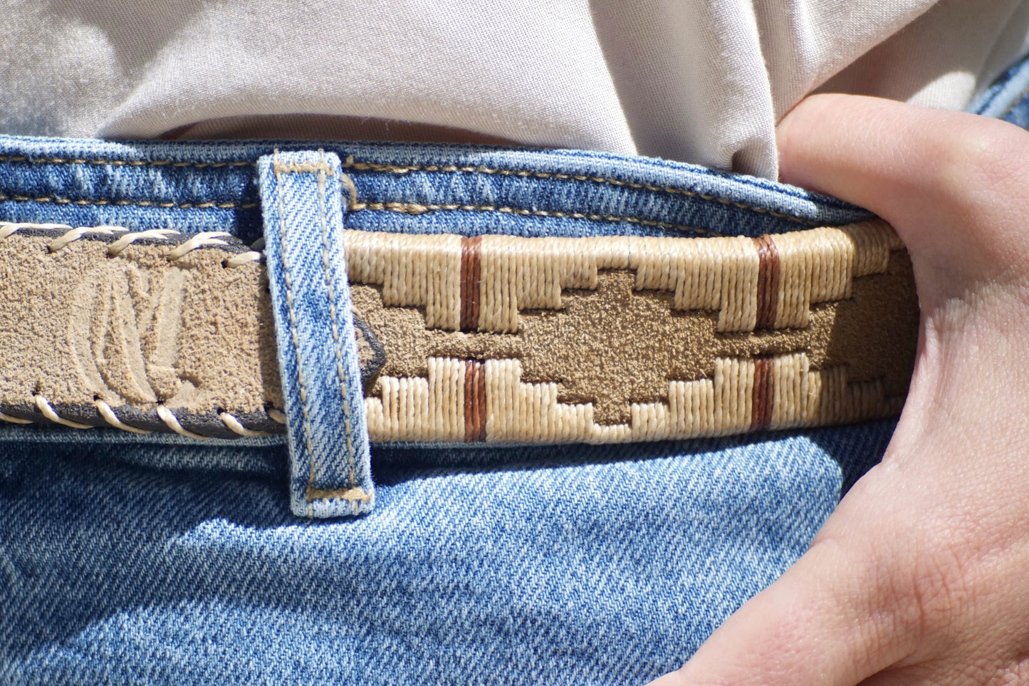 Moon Valley Guarda Pampa Suede Belt