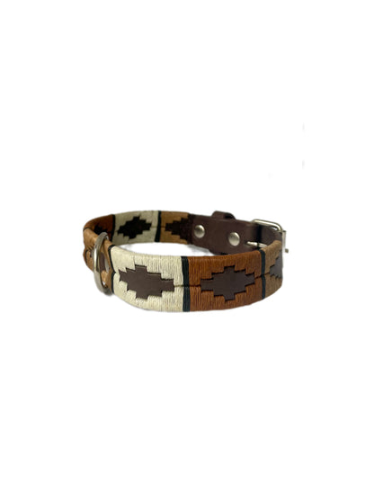 Earthy Pampas Leather Collar