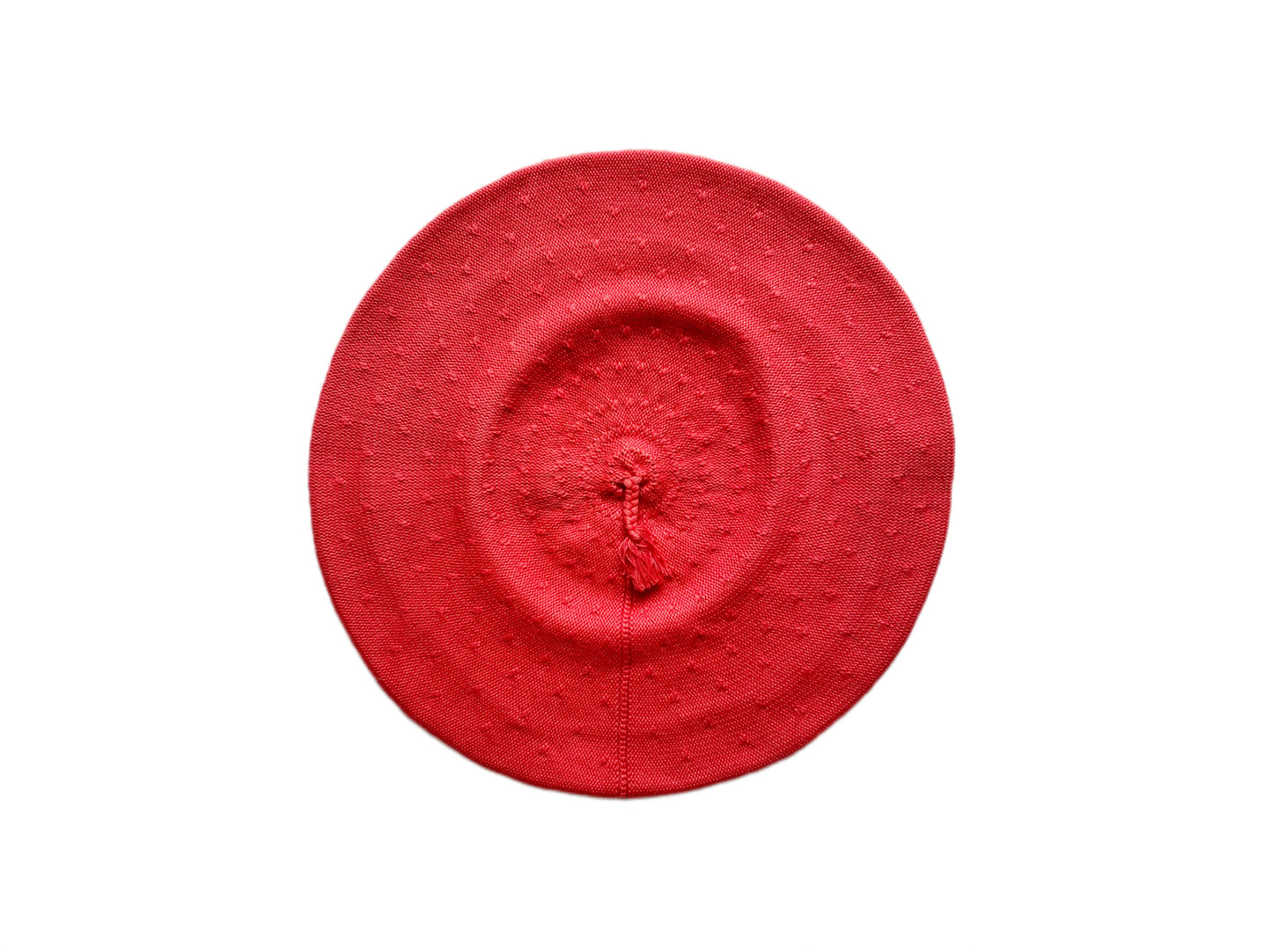 Coral Blooming Beret