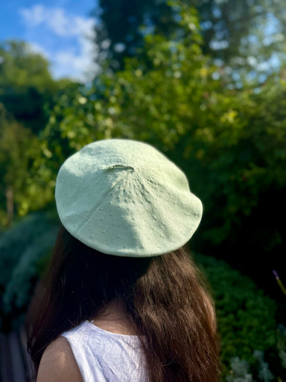 Pale Mint Beret