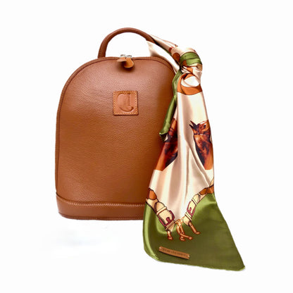 Marylebone Tan Leather Backpack